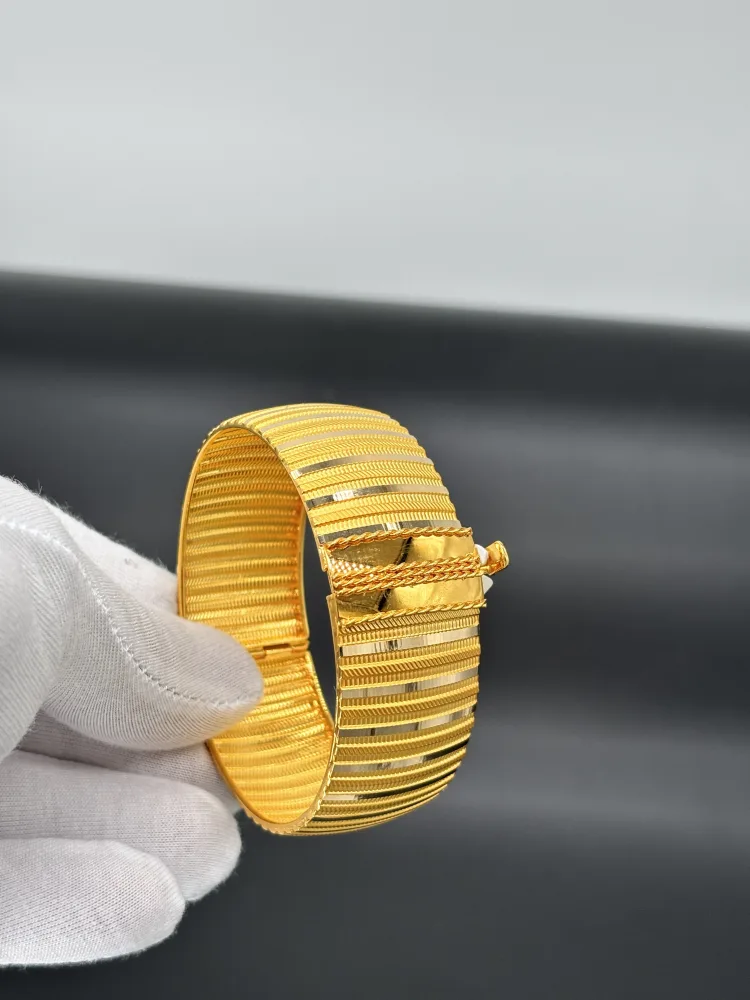 14 Ayar Aynalı Kelepce Bilezik